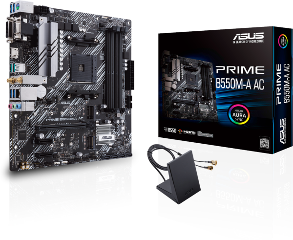 Placa Madre Prime B550M-A AC AM4 AMD Ryzen Aura Sync Asus