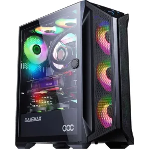 Gabinete Gamer Storm Black/1 Fan Rear Gamemax