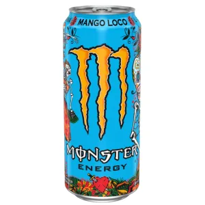 Bebida energética en lata Monster Energy Mango Loco de 473 ml (compra solo en tienda presencial).