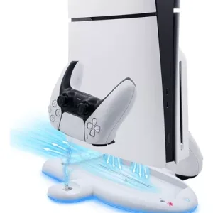Base Soporte para PlayStation 5 Slim Estación De Carga Luces RGB Touch