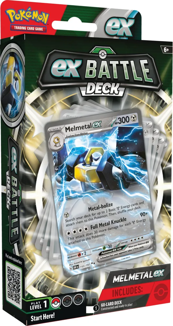 Mazo de cartas Pokémon TCG Ex Battle Deck Melmetal/Houndoom EX Español