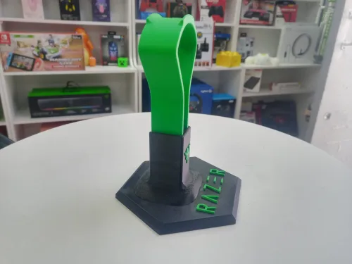Base para audífonos con diseño de razer. - Imagen 2