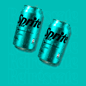 Bebida en Lata Sprite ice sin azucar de 350 ml (compra presencial tienda).