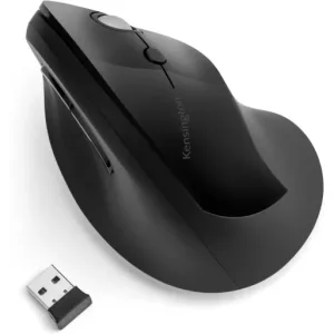 Mouse Ergonómico Vertical Inalámbrico Kensington ProFit 6 Btns 1600dpi USB Negro|K75520WW