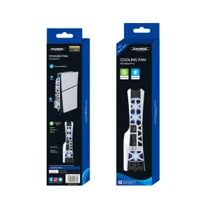 COOLER PARA PS5 SLIM LUZ AZUL COOLING FAN DOBE TP5 BLANCO.