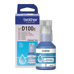 Tinta D100C Brother Cyan.