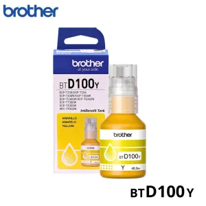 Tinta D100Y Brother Yellow.