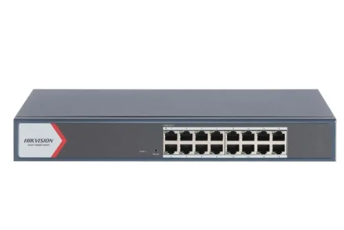 Switch de 16 puertos Hikvision DS-3E1516-EI 10/100/1000 V3.