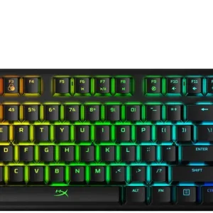 Teclado Gamer HyperX Alloy Origins Core RGB, Mecánico, Switch HyperX Blue, Anti-Ghosting, Negro RGB