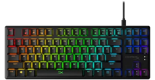 Teclado Gamer HyperX Alloy Origins Core RGB, Mecánico, Switch HyperX Blue, Anti-Ghosting, Negro RGB