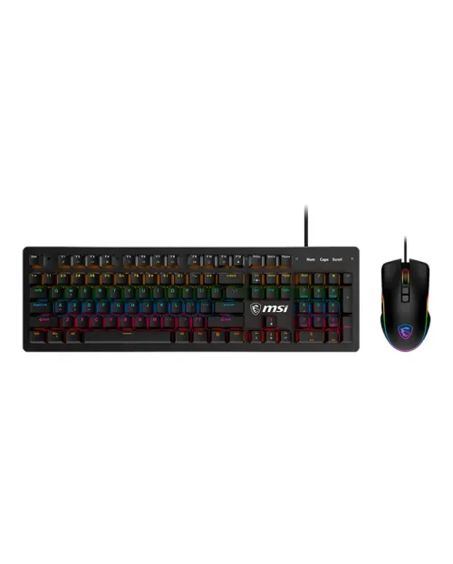 Combo Teclado + Mouse MSI Forge GK300 Switch Blue US - Imagen 3