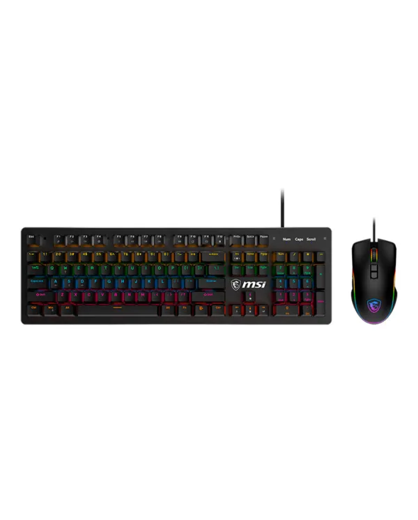 Combo Teclado + Mouse MSI Forge GK300 Switch Blue US - Imagen 3