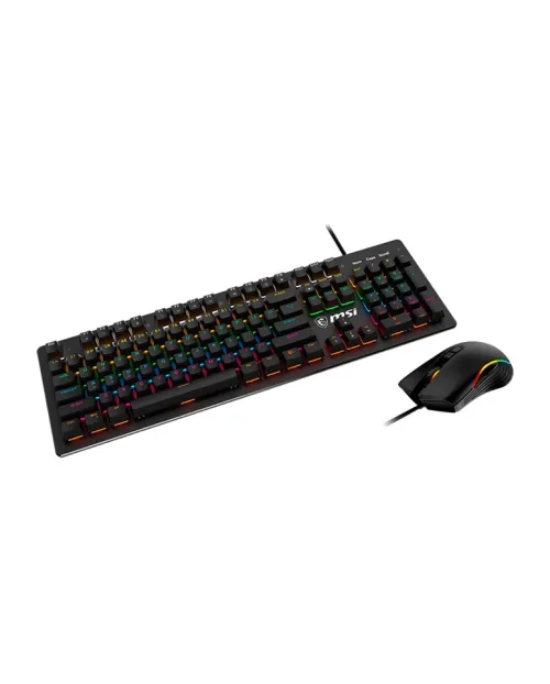 Combo Teclado + Mouse MSI Forge GK300 Switch Blue US - Imagen 2