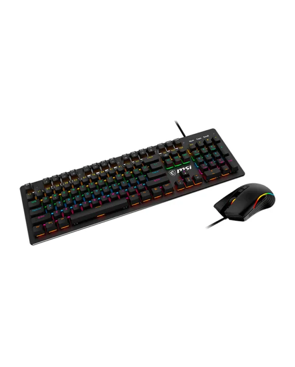 Combo Teclado + Mouse MSI Forge GK300 Switch Blue US - Imagen 2