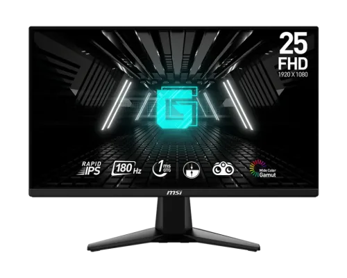 MONITOR GAMING DE 24.5 FHD MSI G255F 180hz 1ms