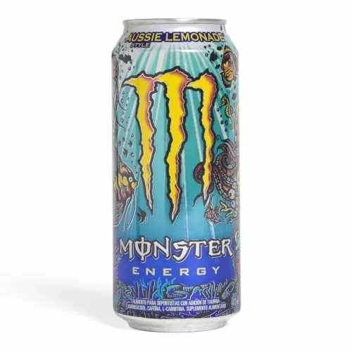 Bebida energética Monster aussie lemonade (473 ml) (Compra valida solo en tienda fisica)