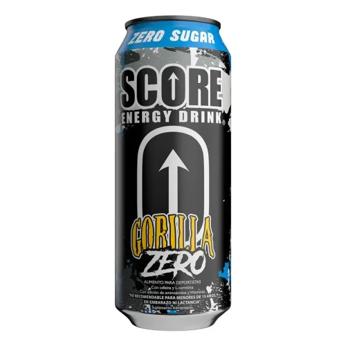 Bebida Energética Score Gorilla Zero 473 cc (Compra valida en tienda fisica)