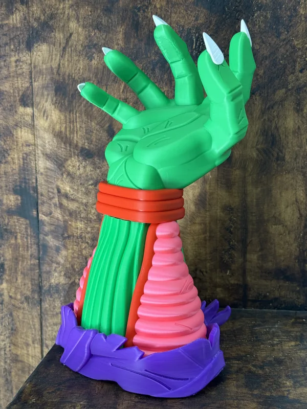 Soporte para Audifonos Impreso en 3D Mano de Piccolo
