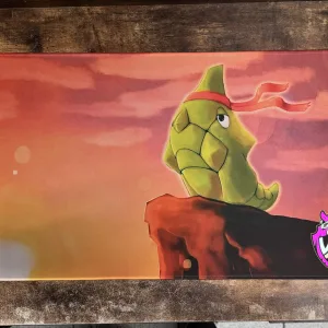 Playmat - Mousepad 35X60Cm Pokemon Diseño Metapod