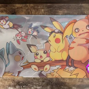 Playmat - Mousepad 35X60Cm Pokemon Diseño Tipo Electrico