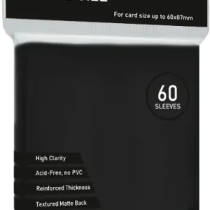 Protectores Esenciales | TOPDECK Small 62x89mm color Negro 60 sleeves