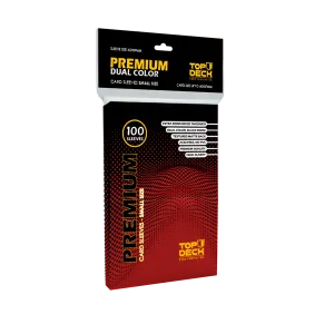 Protectores Premium | TOPDECK Small 62x89mm color Rojo 100 sleeves