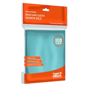 Protectores Juego de Mesa | TOPDECK Magnum Gold / Tarot 80x120mm.