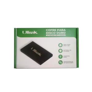 Cofre Ulink para disco duro 2.5 sata hdd y ssd UL-HDD0CBL