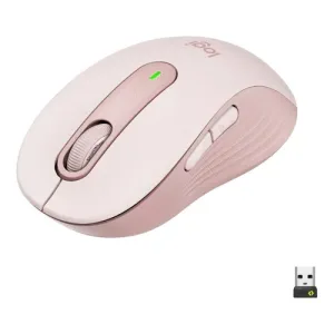 Mouse Logitech Signature M650 de 5 Botones para Manos Pequeñas a Medianas y Clicks Silenciosos Pink