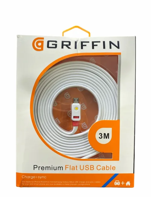 Cable de datos Micro USB 3 Metros Griffin