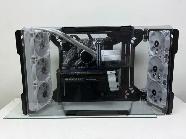 Pc Gamer Armado Masterframe 700, Procesador AMD Ryzen 5 5600X , Tarjeta Grafica RTX 3070ti 8Gb, SSD 500Gb, Memoria Ram ddr4 16GB (2X8GB), Refrigeracion liquida Nox Hummer M-360, Placa Madre Prime A520M