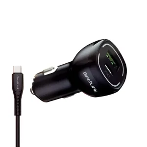 Cargador de Auto Bestlink QC+PD20W Con Cable USB-C / BL-CHCR20B