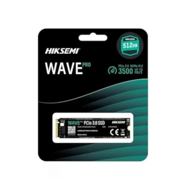 Disco Duro SSD Interno M.2 512GB 3500 PLCe 3.0 wave pro Hiksemi