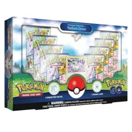 Cartas TCG Pokemon GO Premium Collection Radiant Eevee en INGLÉS