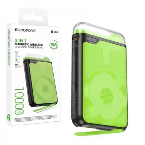 Bateria Portatil Powerbank Borofone BJ69 10,000mAh Skillful PD20W Inalambrico con Linterna