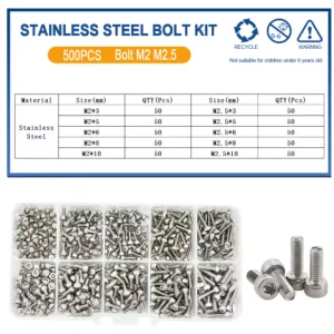 Kit de tornillos pequeños  4mm 5mm 6mm 8mm 10mm
