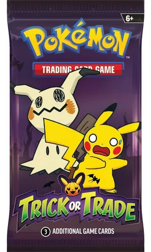 Sobres de Cartas TCG Pokemon Trick or Tread