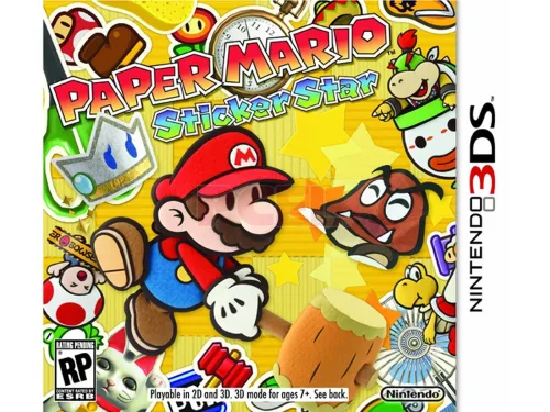 Juego de Nintendo 3DS Paper Mario Sticker Star (Open Box)