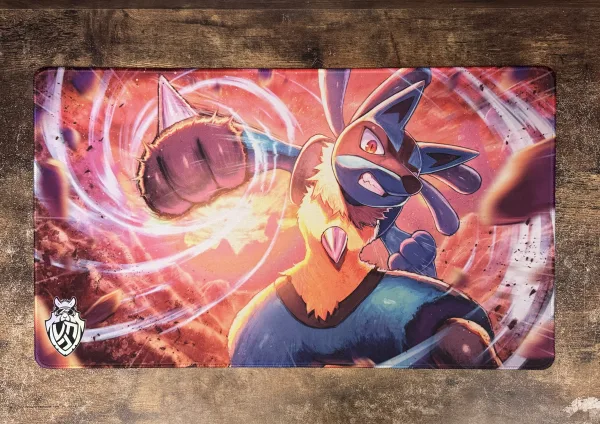 Playmat - Mousepad 35X60Cm Pokemon Diseño Lucario