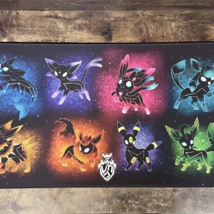 Playmat - Mousepad 35X60Cm Pokemon Diseño Eevee Evoluciones