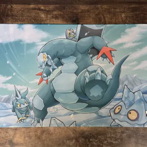 Playmat - Mousepad 35X60Cm Pokemon Diseño Baxcalibur