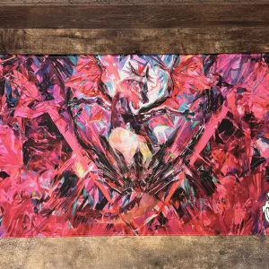 Playmat - Mousepad 35X60Cm Pokemon Diseño Charizard Negro
