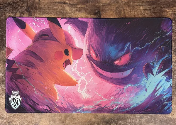 Playmat - Mousepad 35X60Cm Pokemon Diseño Pikachu vs Gengar