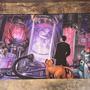 Playmat - Mousepad 35X60Cm Pokemon Diseño Laboratorio Team Rocket