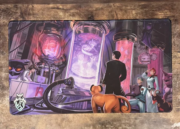 Playmat - Mousepad 35X60Cm Pokemon Diseño Laboratorio Team Rocket