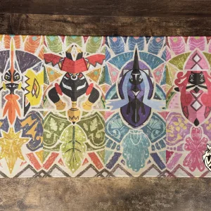 Playmat - Mousepad 35X60Cm Pokemon Diseño Tapu Espiritus Guardianes