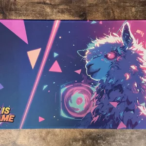 Playmat - Mousepad 35X60Cm Diseño Llama VyT Life is a Game