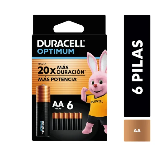 Pila Duracell AA 6 Optimum