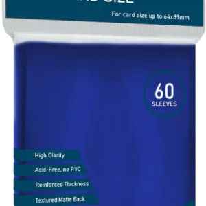 Protectores Cartas Esenciales TCG | TOPDECK Standard 66x91mm color Azul