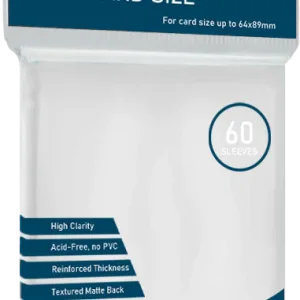 Protectores Cartas Esenciales | TOPDECK Standard 66x91mm color Blanco
